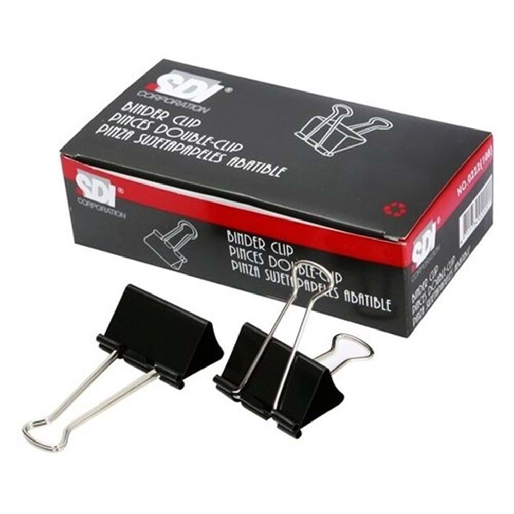 Sdi Double Clips Kıskaç 41 mm 1 Adet Fiatıdır