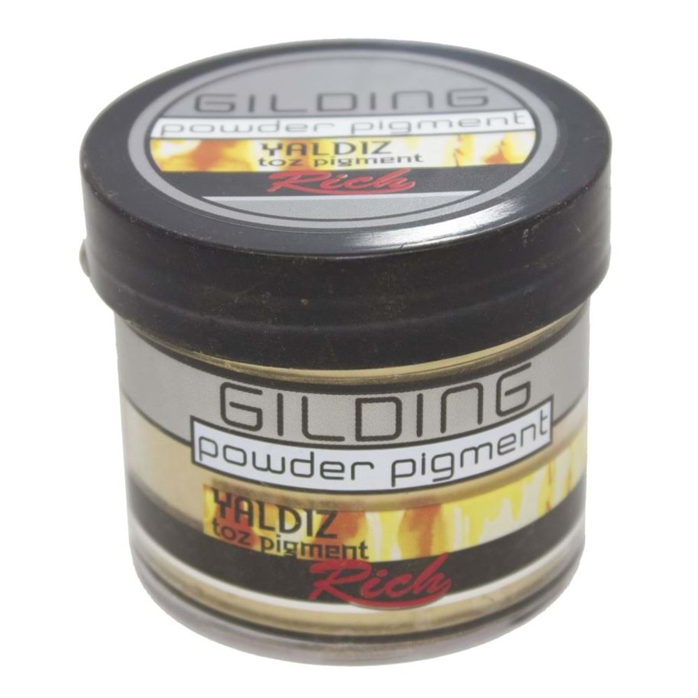 Rich Gilding Powder Yaldız Toz Pigment 60 cc Antik Altın