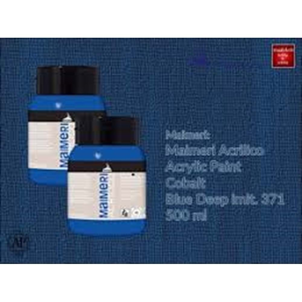 Maimeri Acrilico Akrilik Boya 500ml No: 371 Cobalt Blue Deep Hue