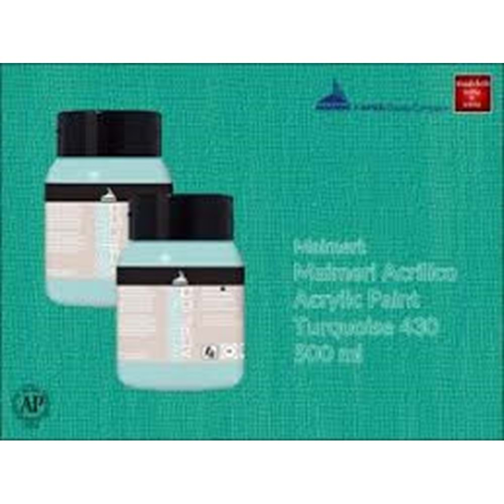 Maimeri Acrilico Akrilik Boya 500ml No: 430 Turquoise