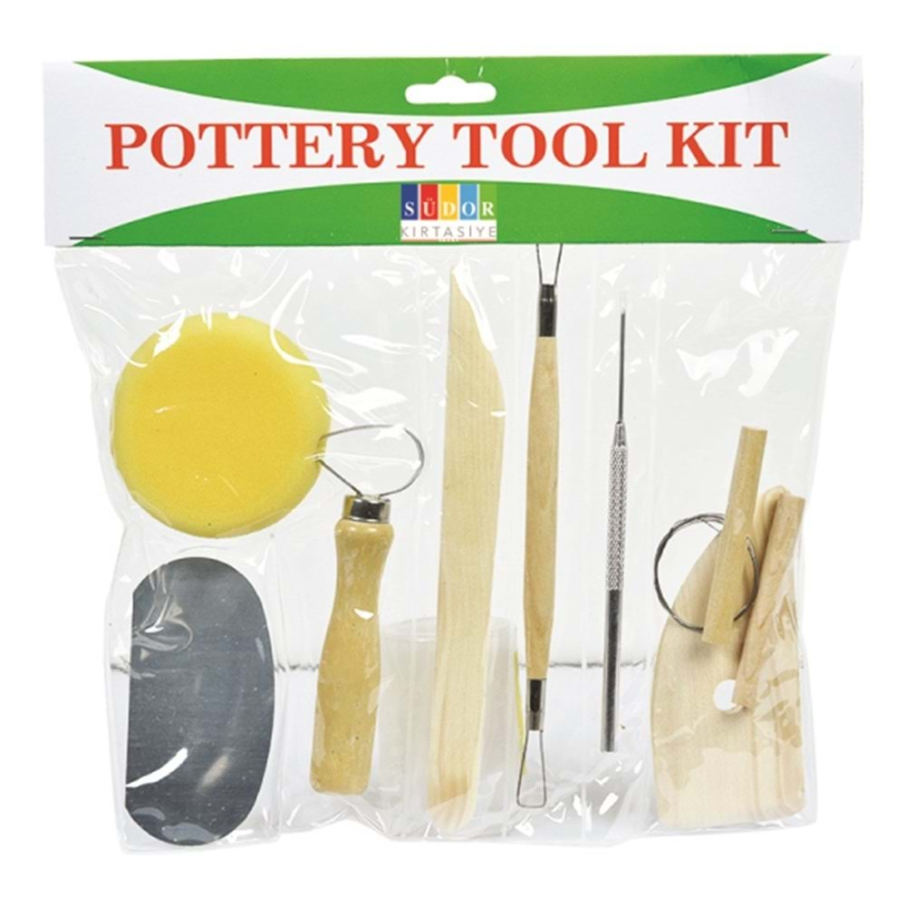 Seramik Başlangıç Seti 8 Parça (Potery Tool Kids)