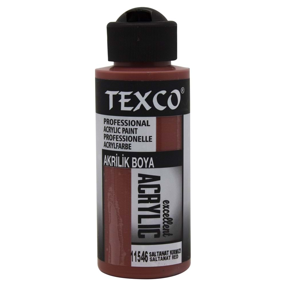 Texco Excellent Akrilik Boya 11546-Saltanat Kırmızı 110 cc