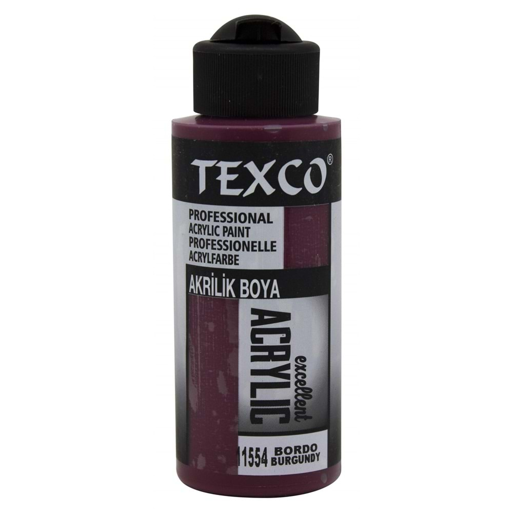 Texco Excellent Akrilik Boya 11554-Bordo 110 cc