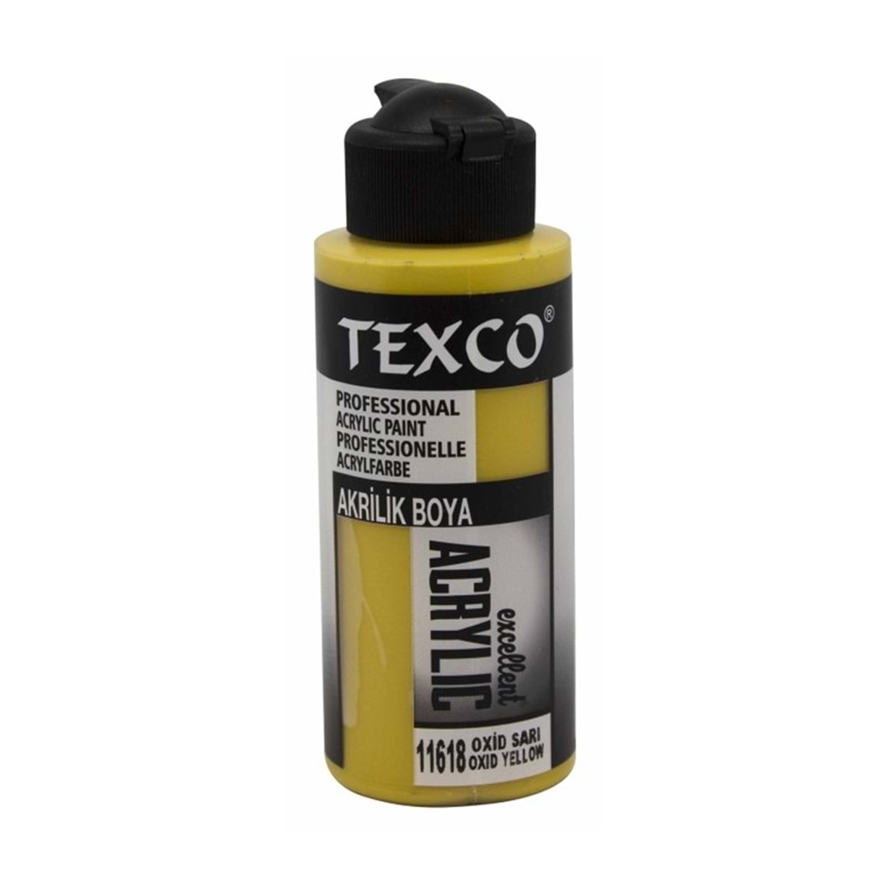 Texco Excellent Akrilik Boya 11618-Oksit Sarı 110 cc