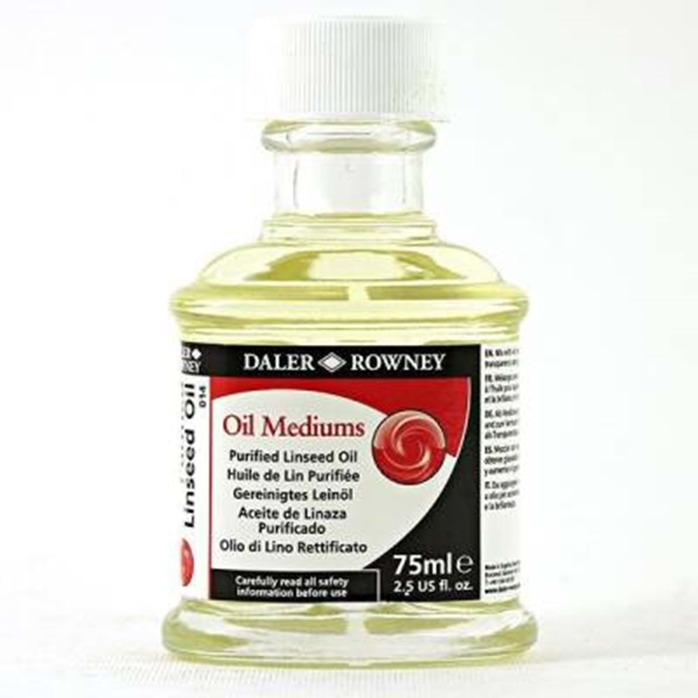 Daler Rowney Purified Linseed Oil (Keten Yağı) 75 ml.