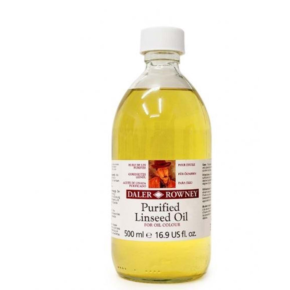 Daler Rowney Purified Linseed Oil 500 ml (Keten Tohumu Yağı)