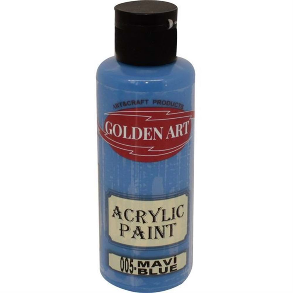 Golden Art Akrilik Boya 120ml - 005 Mavi