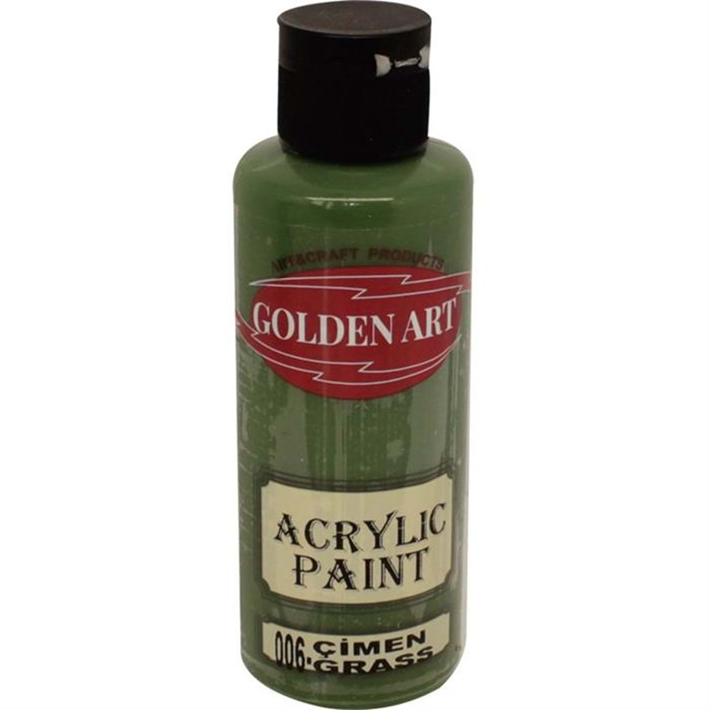 Golden Art Akrilik Boya 120ml - 006 Çimen