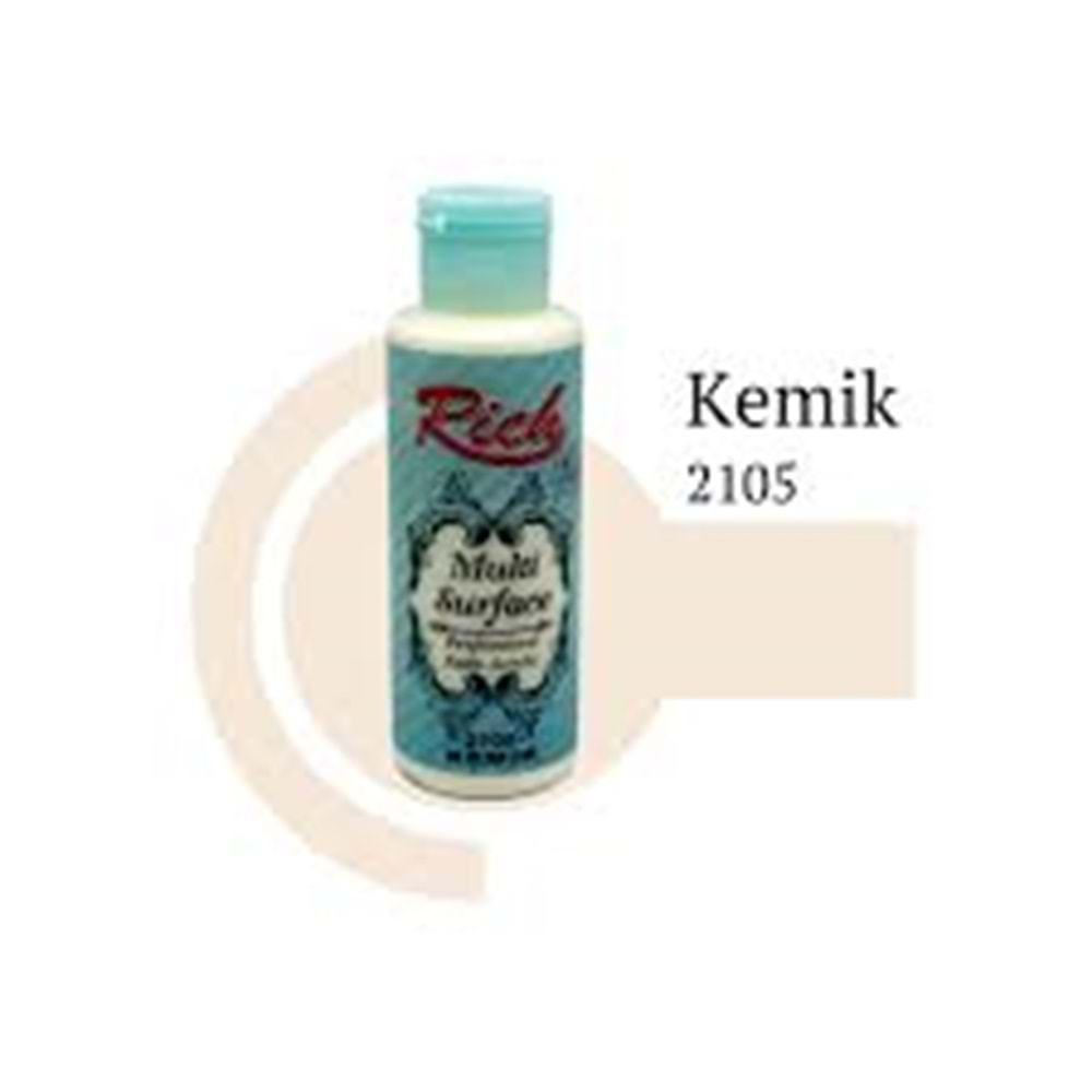 Rich Multi Surface Akrilik Boya 120ml 2105 Kemik