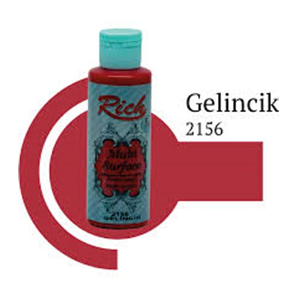 Rich Multi Surface Akrilik Boya 120ml 2156 Gelincik