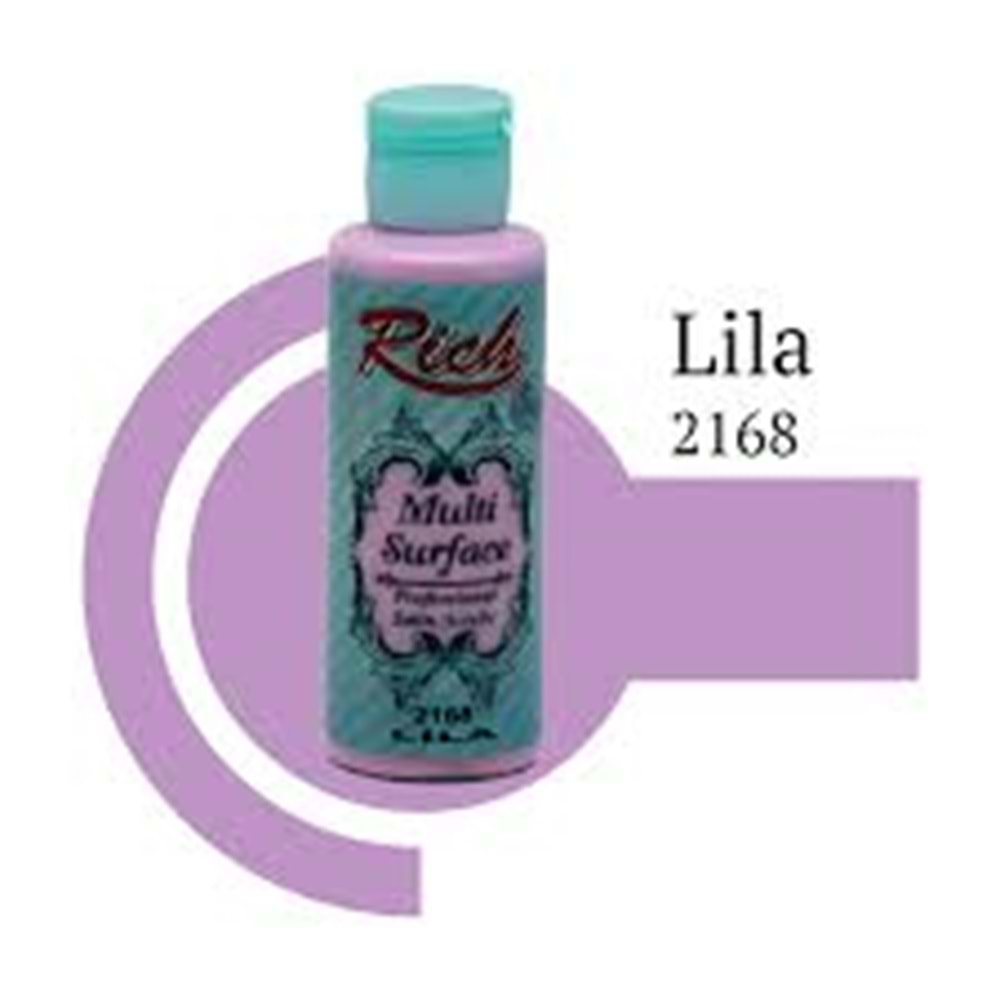 Rich Multi Surface Akrilik Boya 120ml 2168 Lila