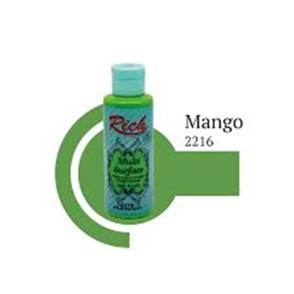 Rich Multi Surface Akrilik Boya 120ml 2216 Mango