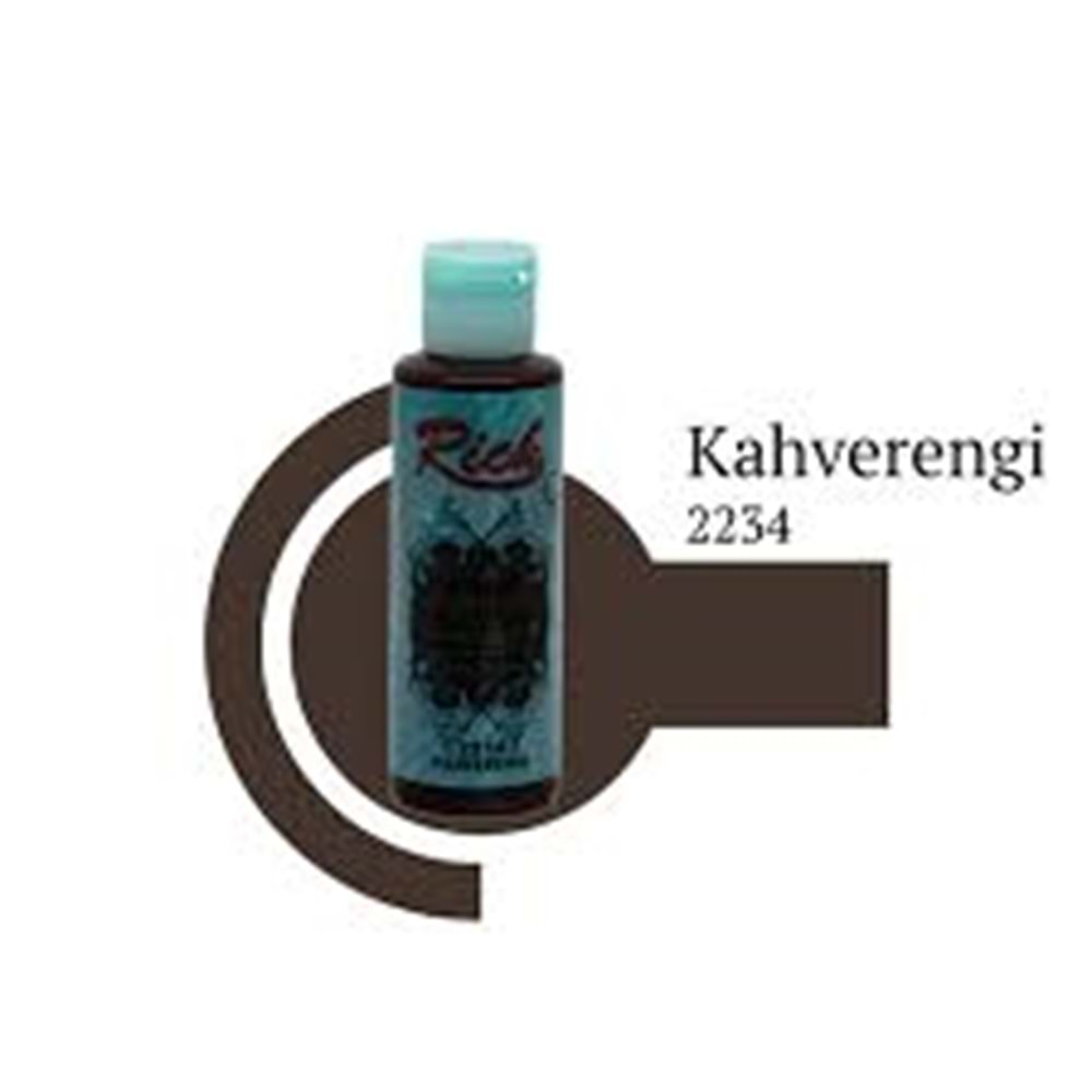 Rich Multi Surface Akrilik Boya 120ml 2234 Kahverengi