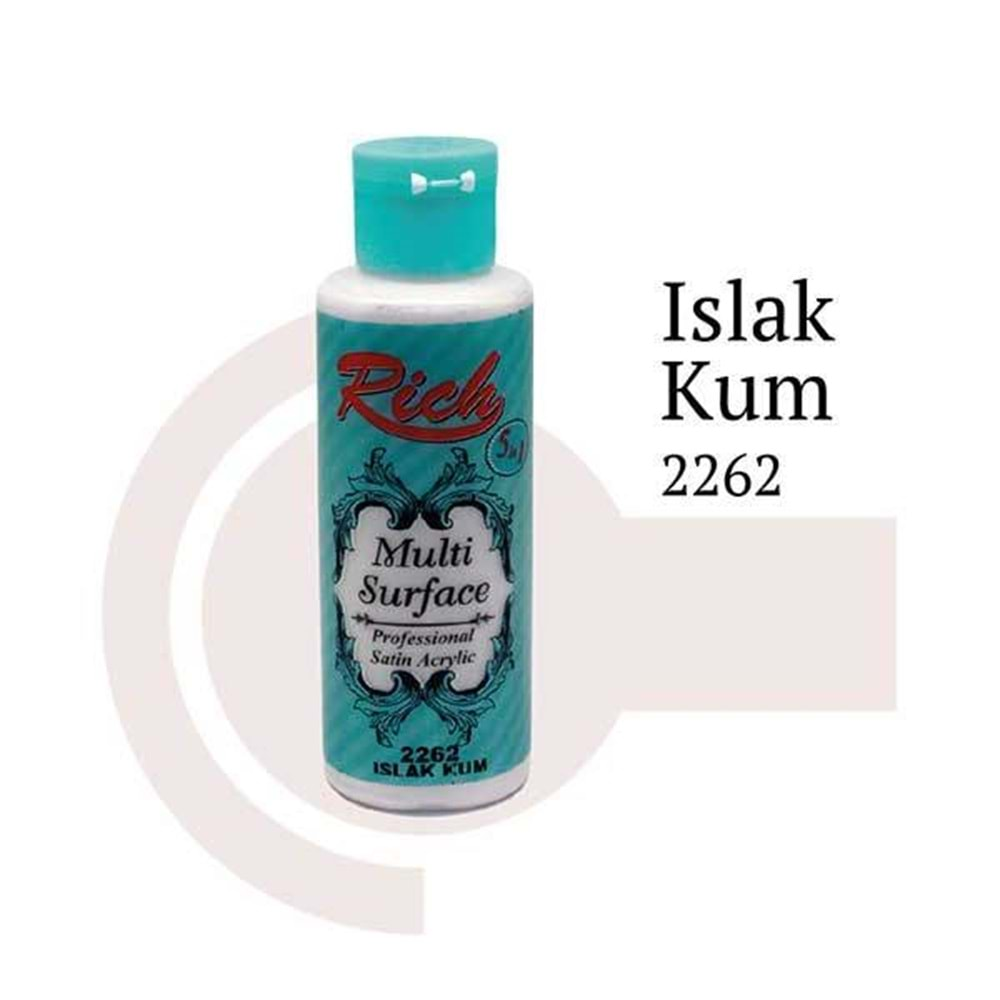 Rich Multi Surface Akrilik Boya 120ml 2262 Islak Kum