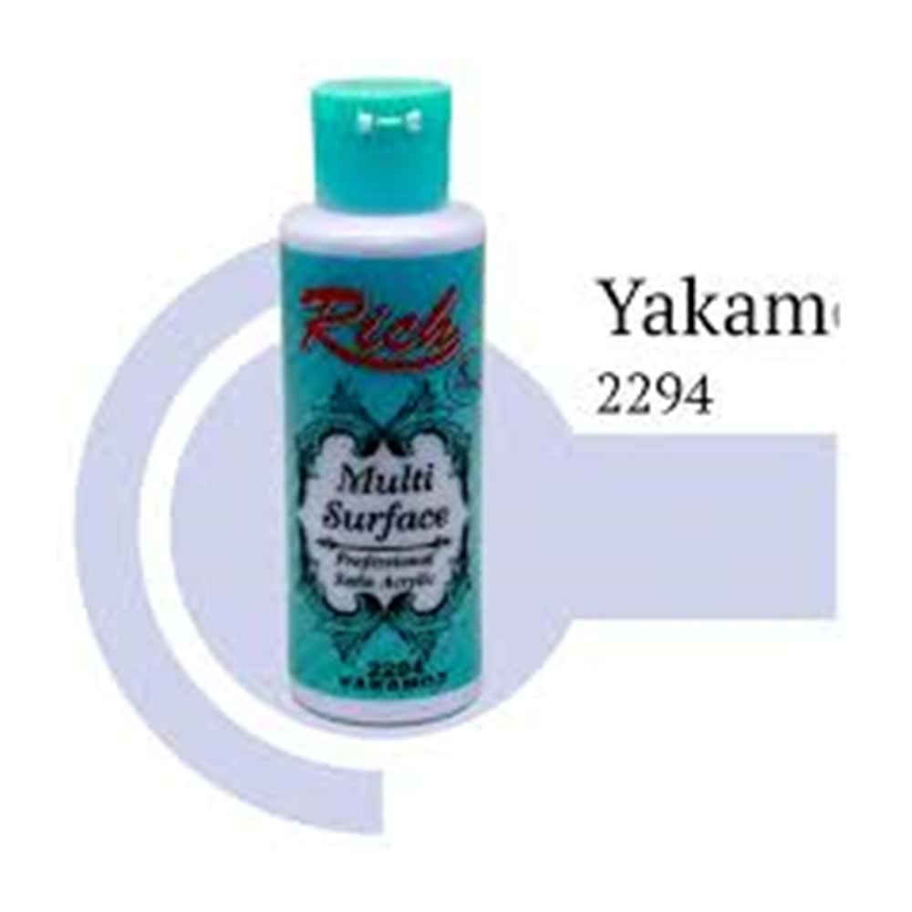 Rich Multi Surface Akrilik Boya 120ml 2294 Yakamoz