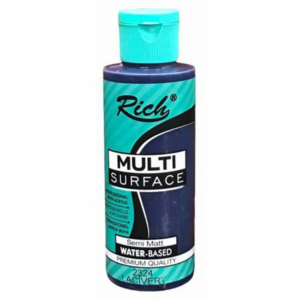 Rich Multi Surface Akrilik Boya 120ml 2324 Lacivert