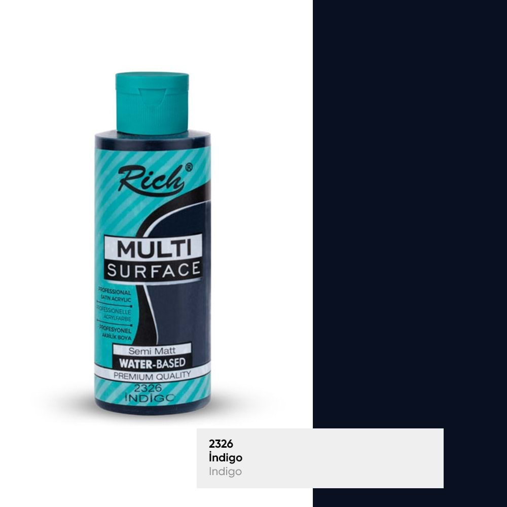 Rich Multi Surface Akrilik Boya 120ml 2326 İndigo