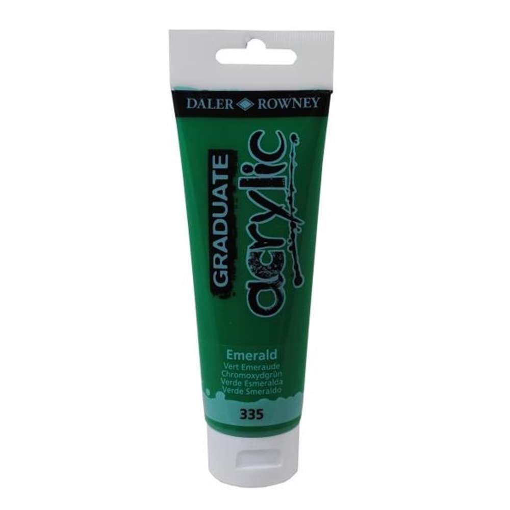 Daler Rowney Graduate Akrilik Boya 120 ml Emerald 335