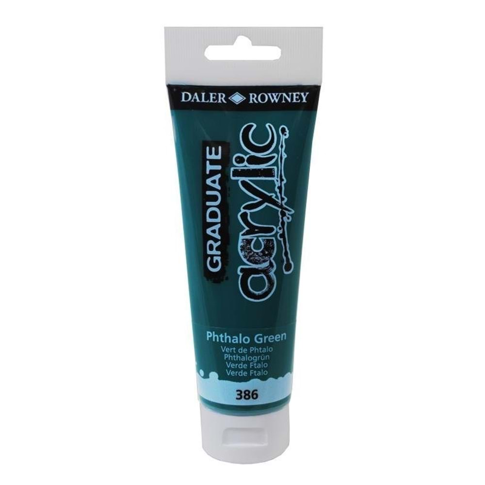 Daler Rowney Graduate Akrilik Boya 120 ml Phthalo Green 386