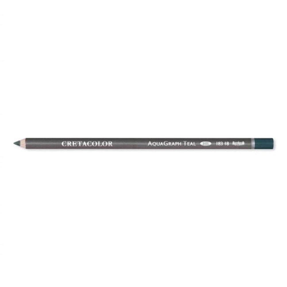 Cretacolor Aqua Graph Turkuaz Sulandırılabilir Çizim Kalemi HB (183 18) (1 Adet)