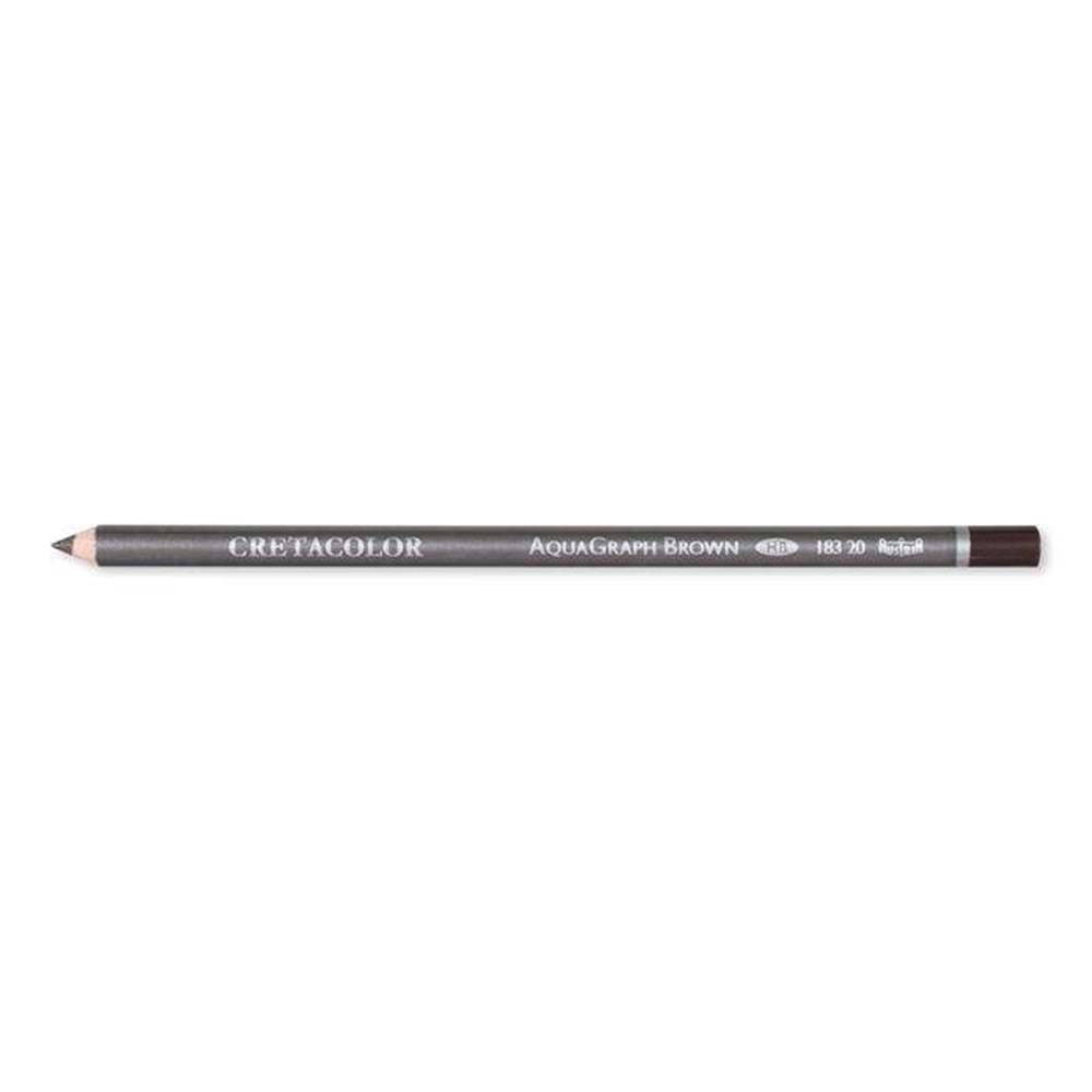 Cretacolor Aqua Graph Kahverengi Sulandırılabilir Çizim Kalemi HB (183 20)