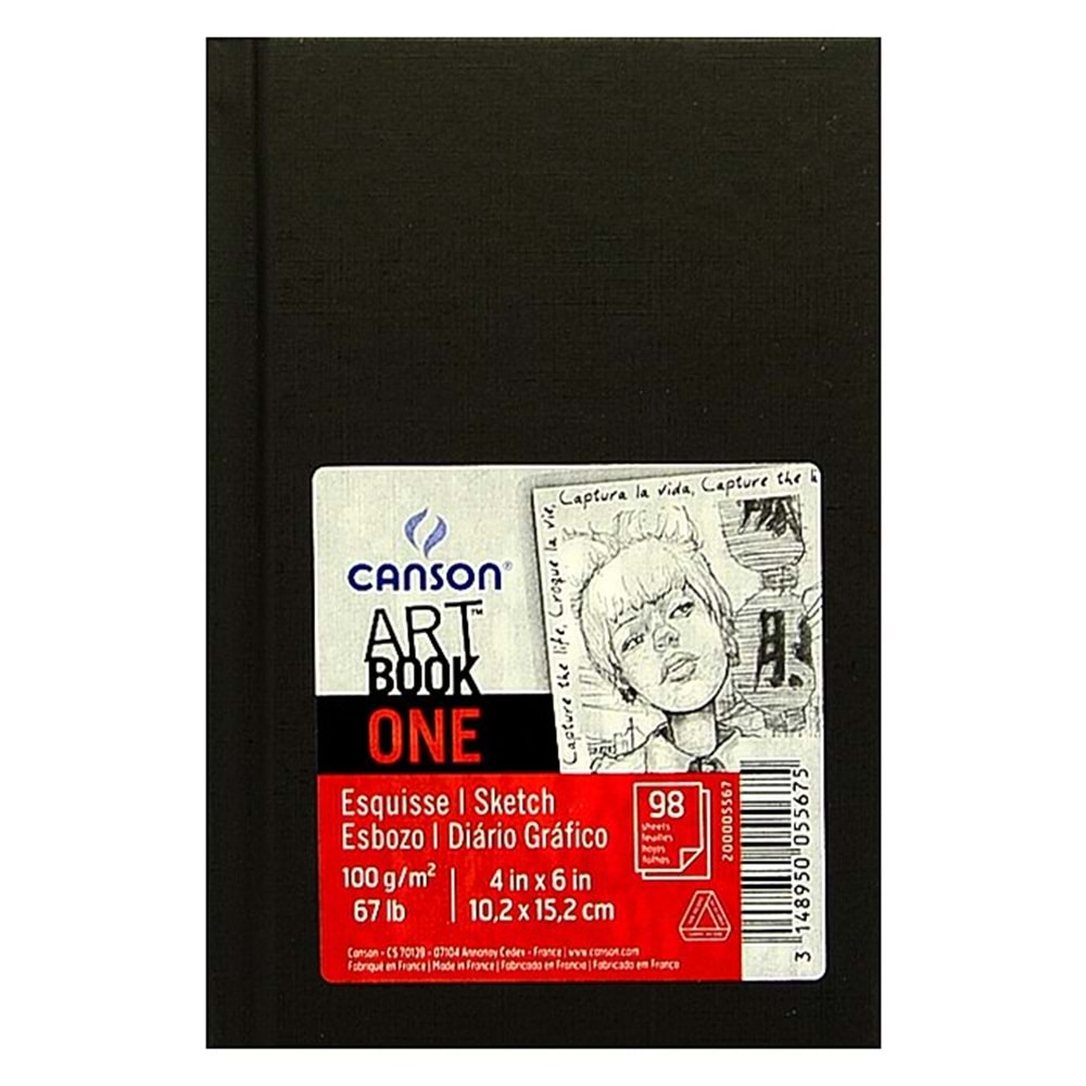 Canson Art Book Eskiz Defteri 10,2x15,2 cm 100 g 98 Yaprak