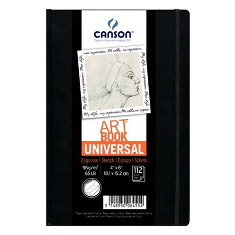 Canson Art Book Universal Eskiz Defteri 96 g 10,2x15,2 cm 112 Yaprak