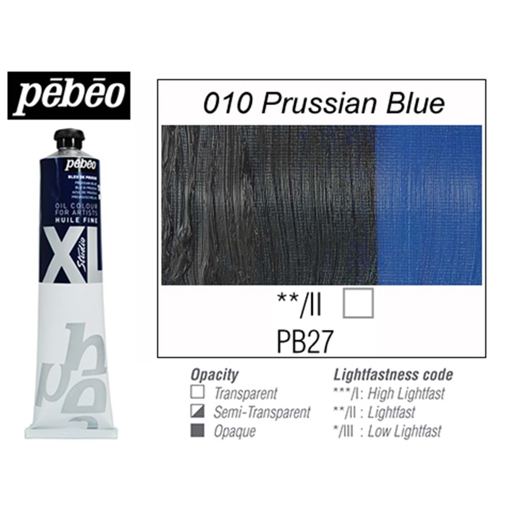 Pebeo Huile Fine XL Yagli Boya 200ml Prussian Blue