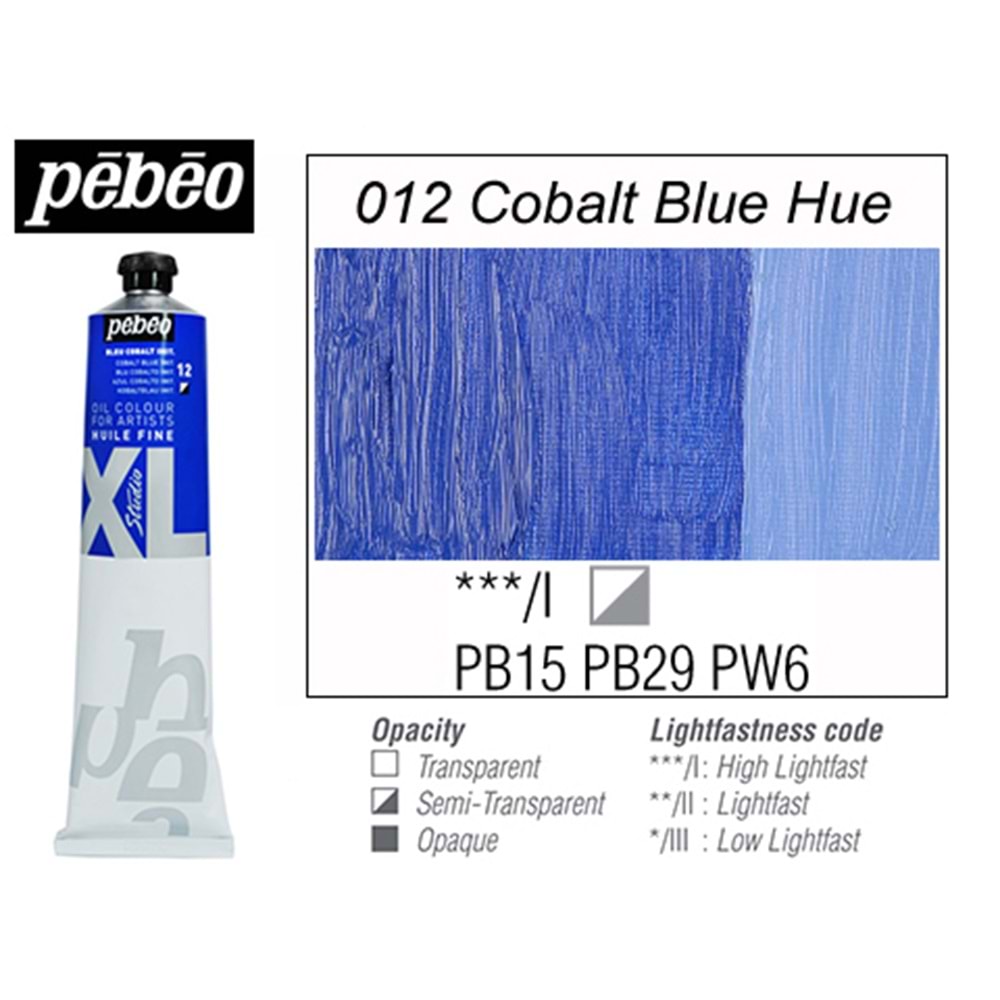 Pebeo Huile Fine XL Yagli Boya 200ml Cobalt Blue