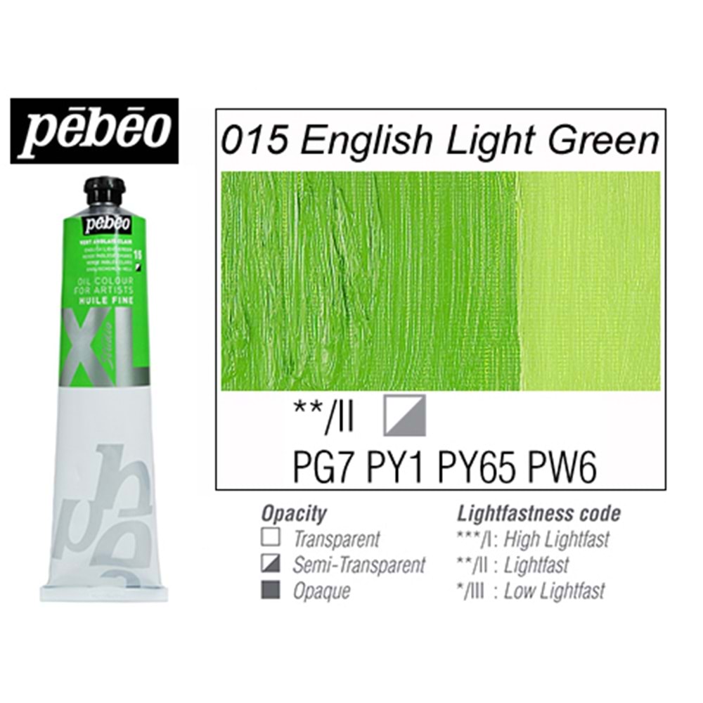 Pebeo Huile Fine XL Yagli Boya 200ml English Light Green