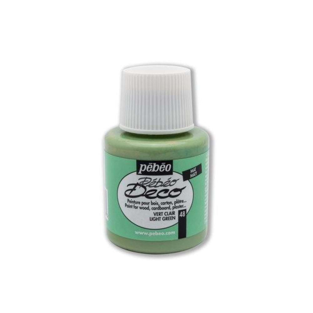 Pebeo Deco Mat Tüm Yüzey Boyası 110 Ml 48 Vert Clair