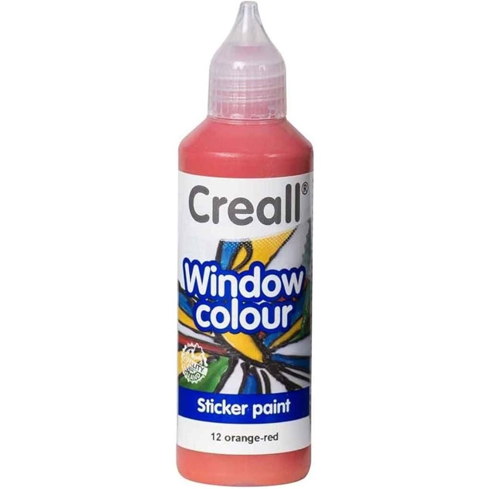 Creall Glass 80 ml Turuncu, Kırmızı