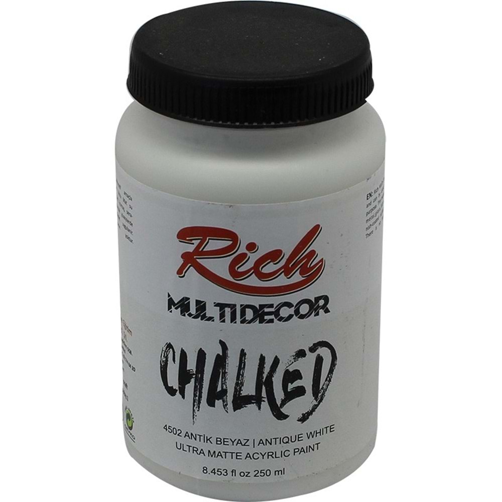 Rich Multi Decor Chalked Boya 250 Ml Antik Beyaz 4502