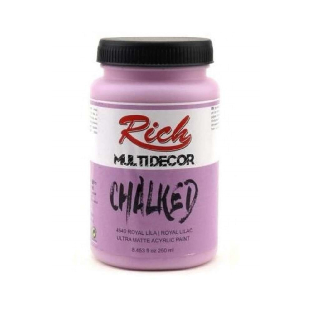 Rich Multi Decor Chalked Boya 250 Ml Royal Lila 4540