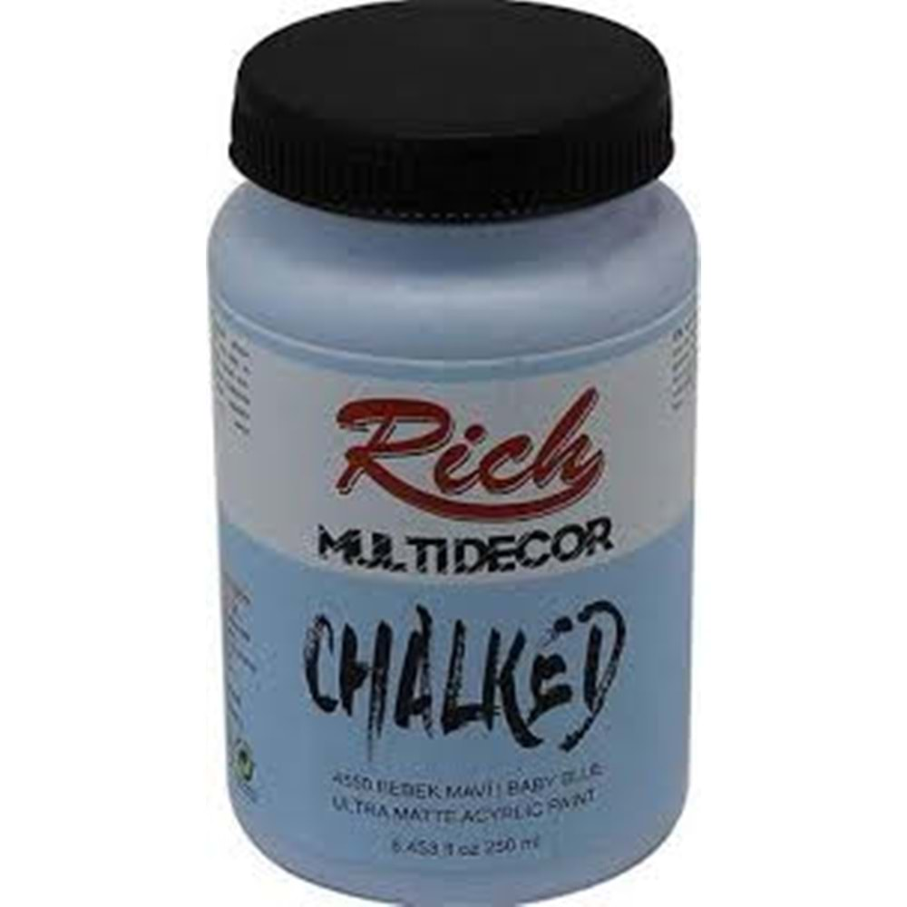 Rich Multi Decor Chalked Boya 250 Ml Bebek Mavisi 4550