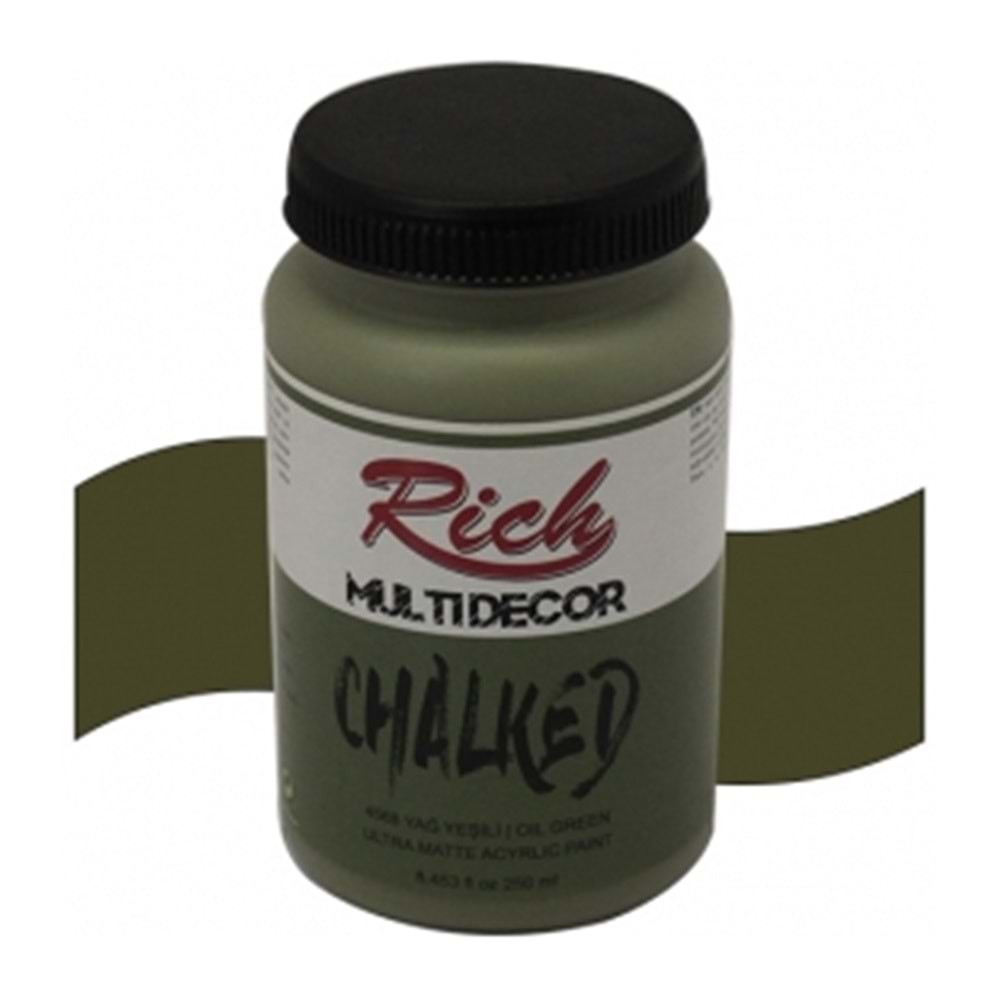 Rich Multi Decor Chalked Boya 250 Ml Yağ Yeşili