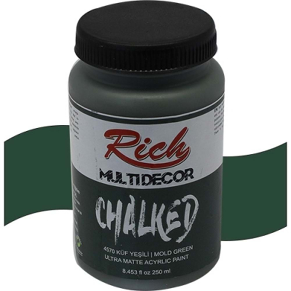 Rich Multi Decor Chalked Boya 250 Ml Küf Yeşili 4570