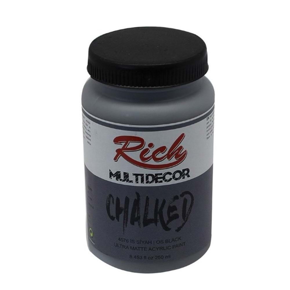 Rich Multi Decor Chalked Boya 250 Ml İs Siyah 4576