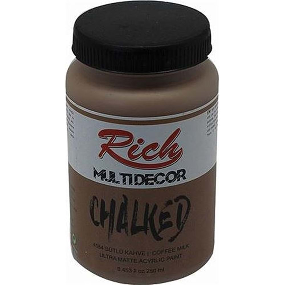 Rich Multi Decor Chalked Boya 250 Ml Sütlü Kahve