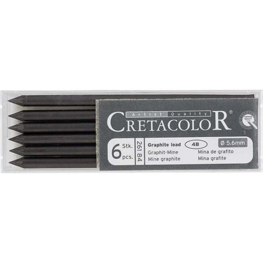 Cretacolor Graphite Portmin Yedek Uç Fuzen Çubuk 5.6 mm 4B Tek Fiyatıdır