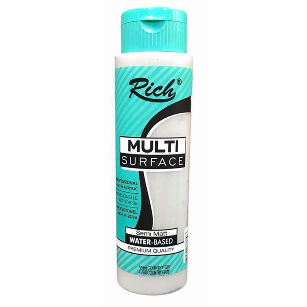 Rich Multi Surface Akrilik Boya 500 ml 2308 Country Gri