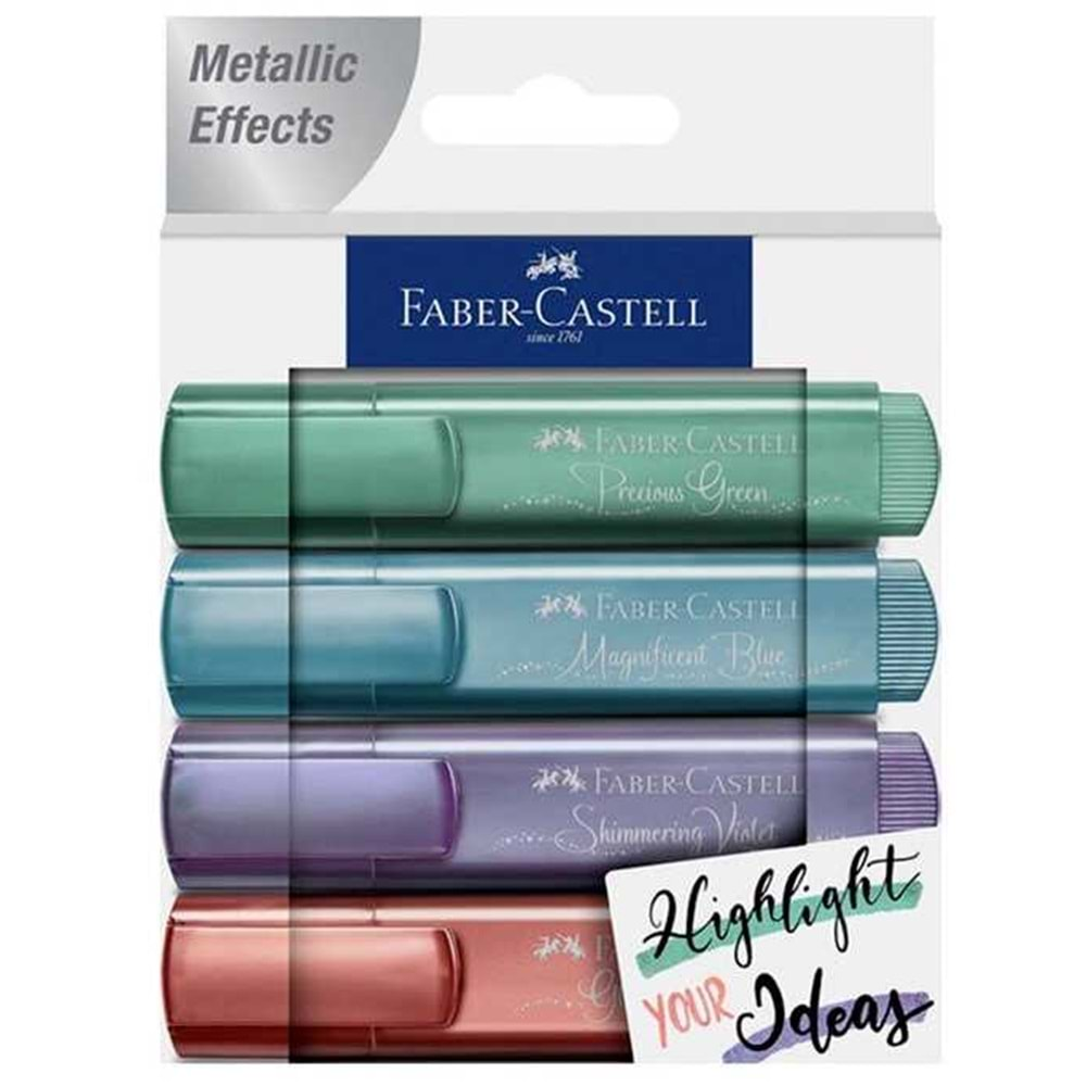 Faber Castell Metalik İşaretleme Kalemi 4 Renk Set-2