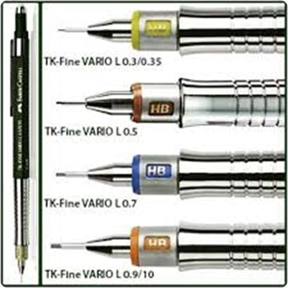 Faber Castell Tk-Fine Vario Lux Versatil Kalem 0.3 / 0.35 mm