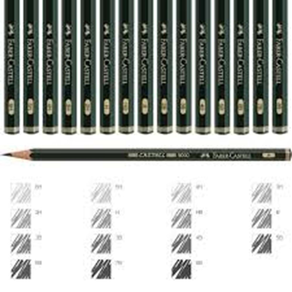 Faber Castell 9000 Dereceli Kurşun Kalem HB