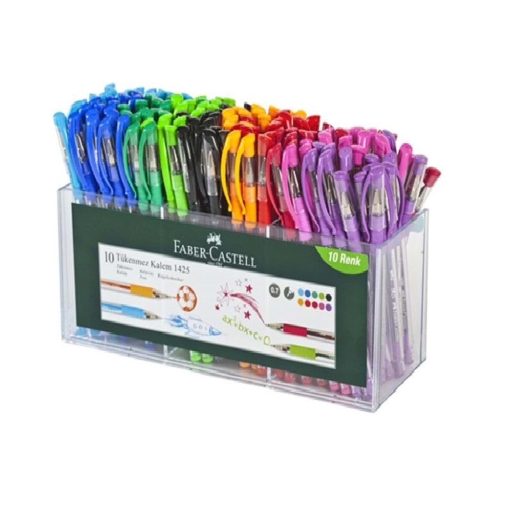Faber-Castell 1425-55 İğne Uçlu Tükenmez Kalem Renkli 1 Adet Fiatıdır.