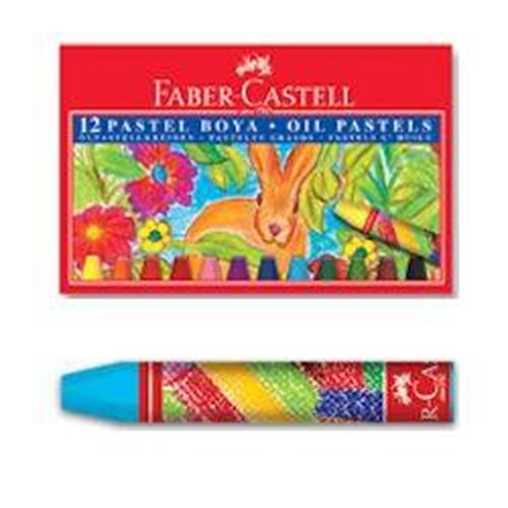 Faber Castell Pastel Boya 12 Renk Karton Kutu