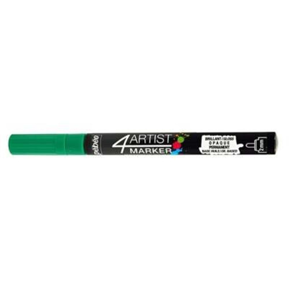 Pebeo 4Artist Oil Marker Yağlıboya Kalemi 4mm Yuvarlak Uç Dark Green