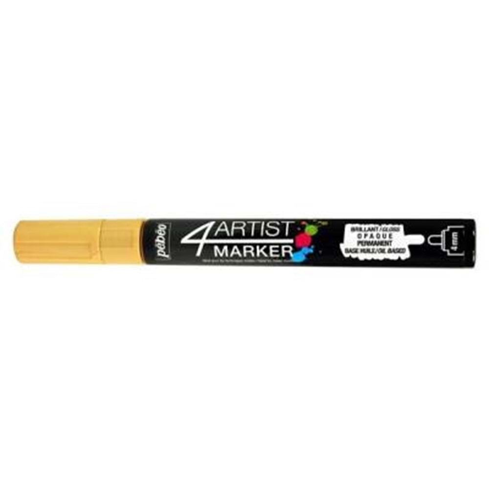 Pebeo 4Artist Oil Marker Yağlıboya Kalemi 4mm Yuvarlak Uç Gold