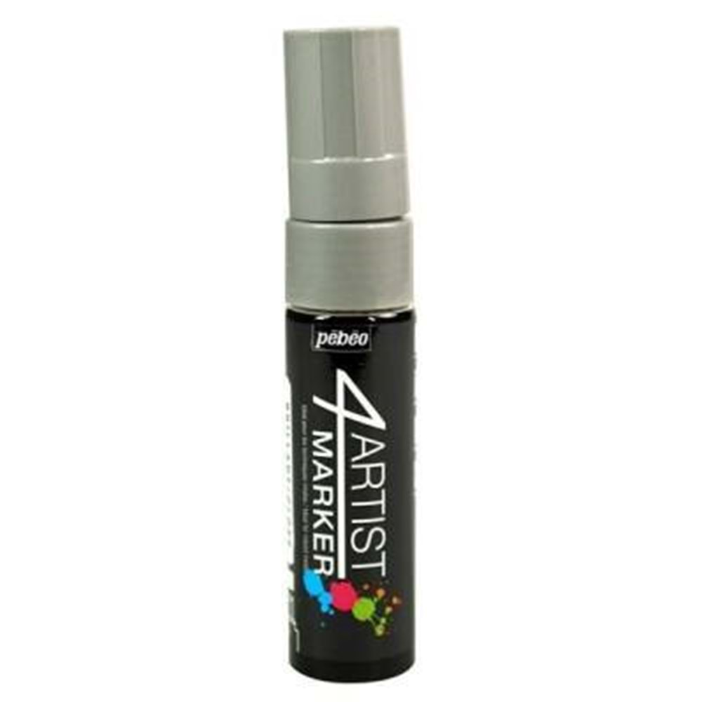 Pebeo 4Artist Oil Marker Yağlıboya Kalemi 15mm Kesik Uç Silver