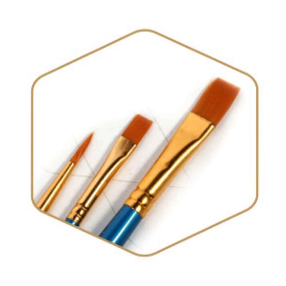 Keep Smiling Sentetik Fırça Seti 3'lü A6038F